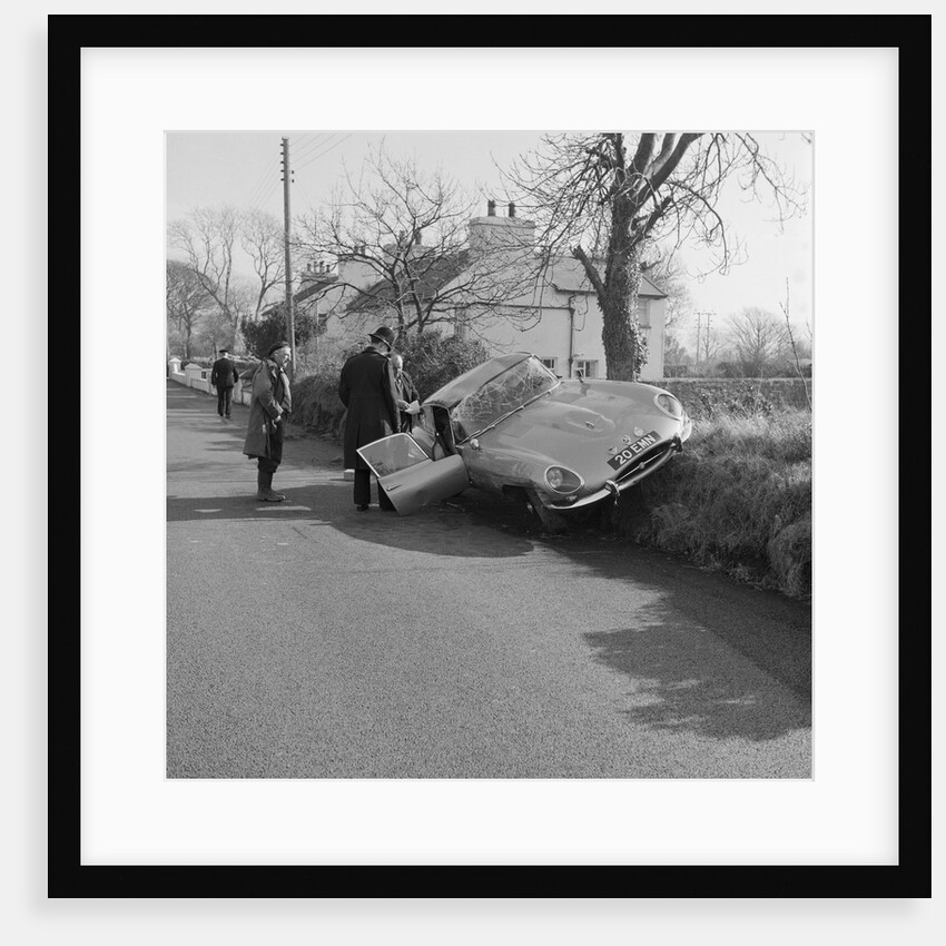 Car crash at St Johns by Manx Press Pictures