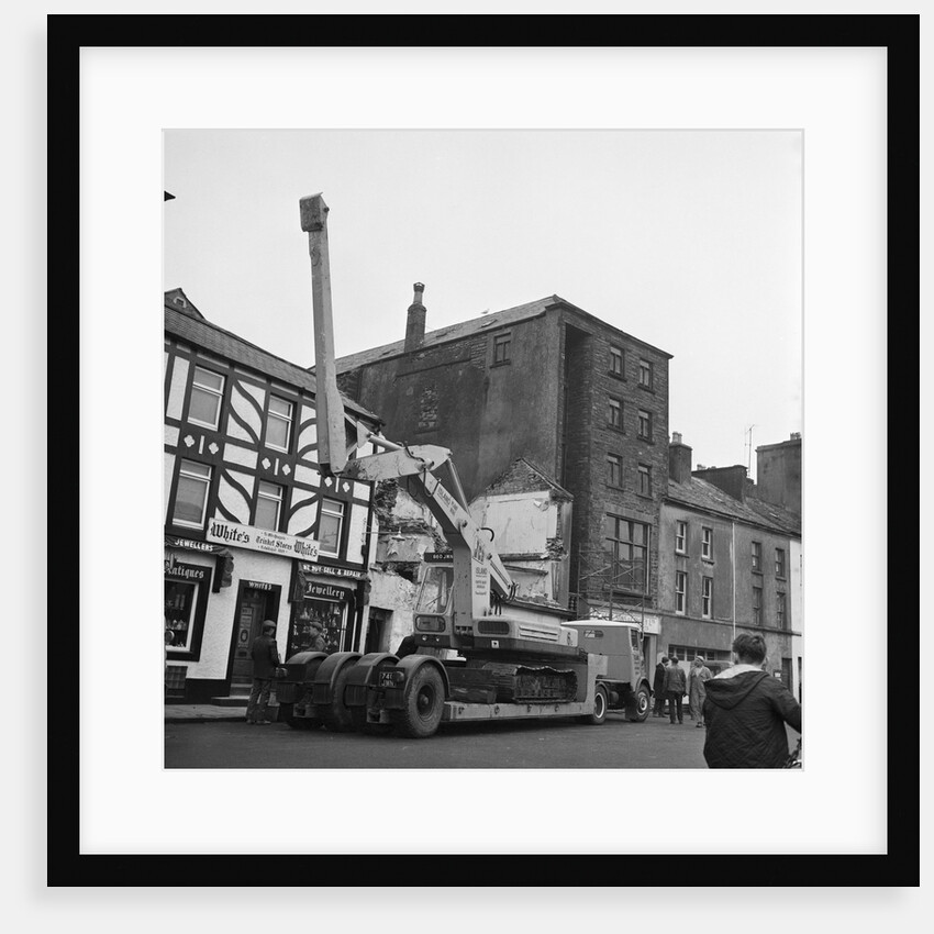 Demolition 'for EB Christian's', Quay, Isle of Man by Manx Press Pictures