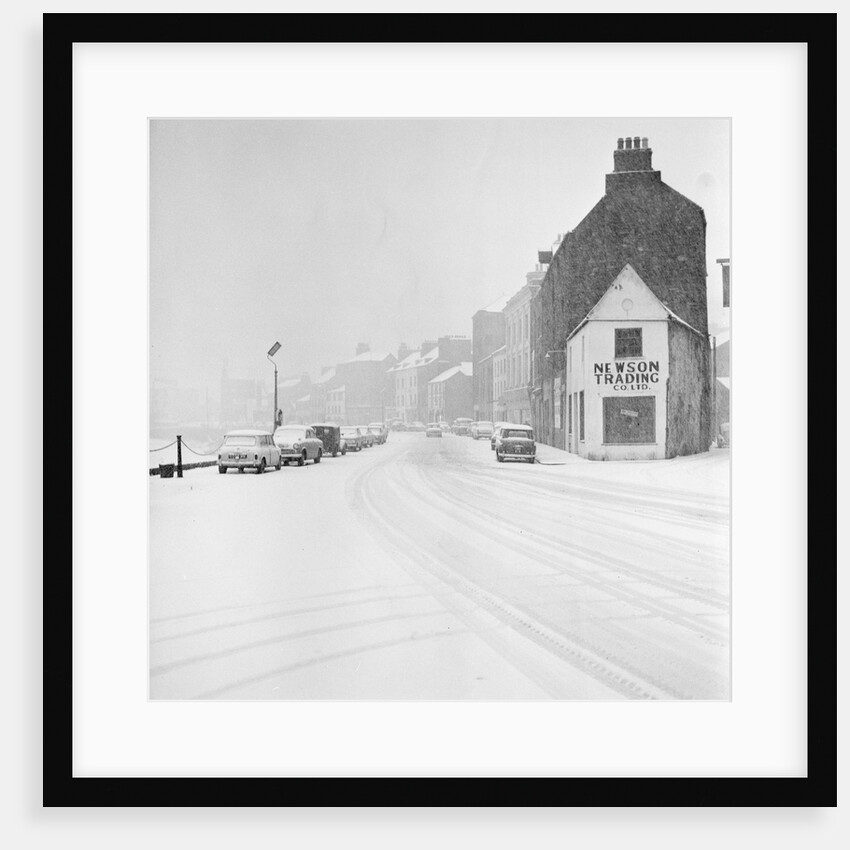 Snow, North Quay, Douglas by Manx Press Pictures