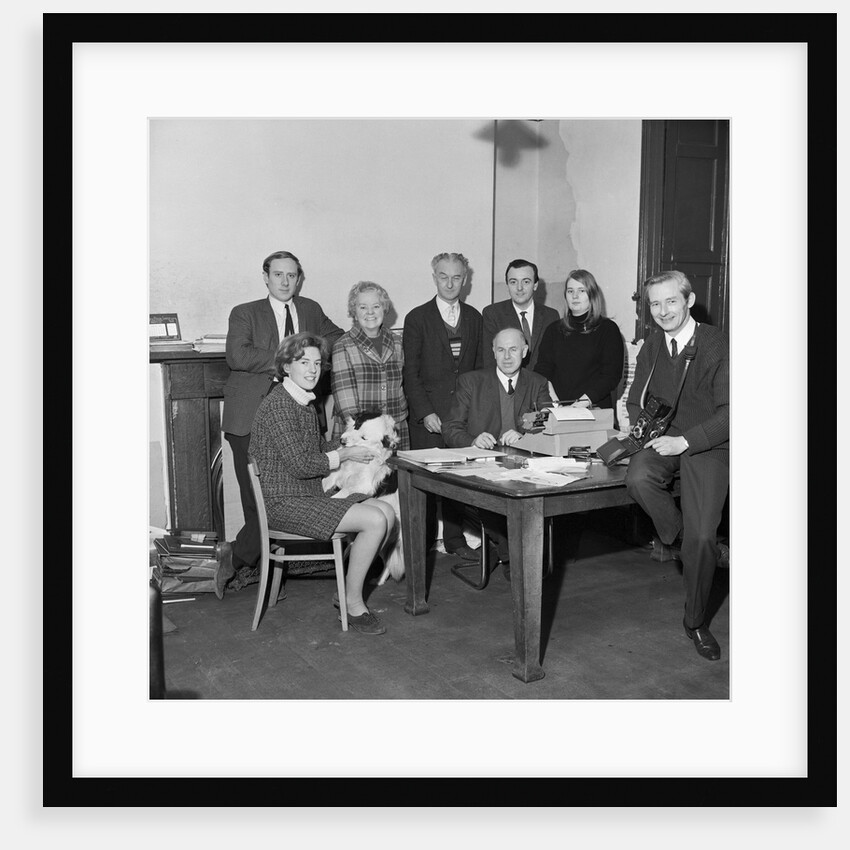 Isle of Man Times office staff by Manx Press Pictures