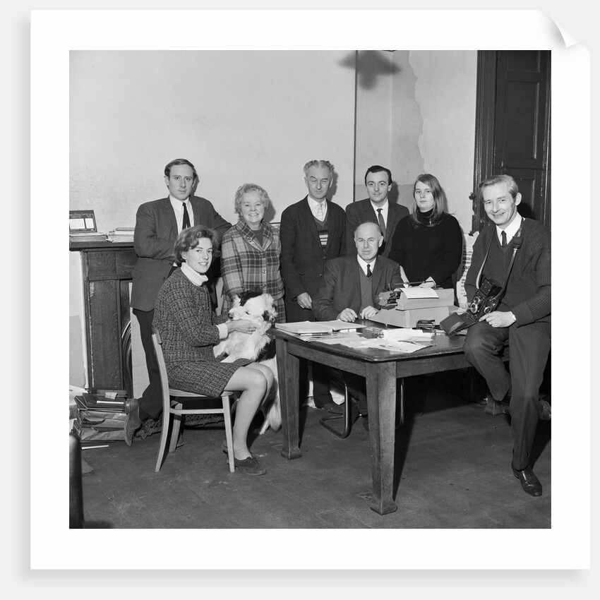 Isle of Man Times office staff by Manx Press Pictures