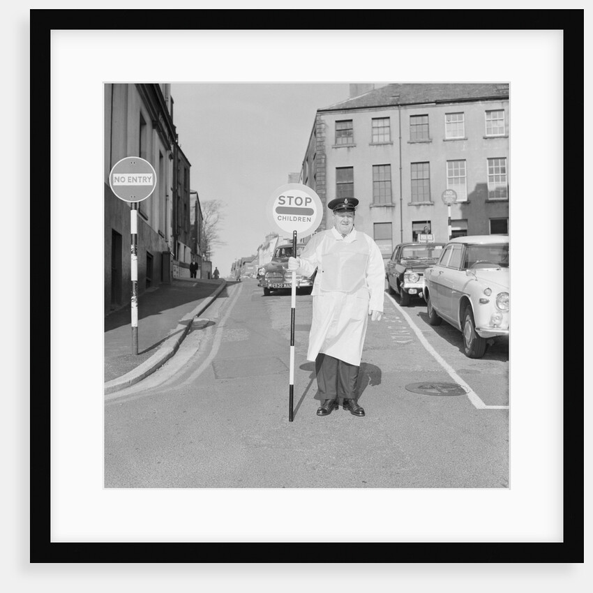 Isle of Man's first 'lollipop man' by Manx Press Pictures