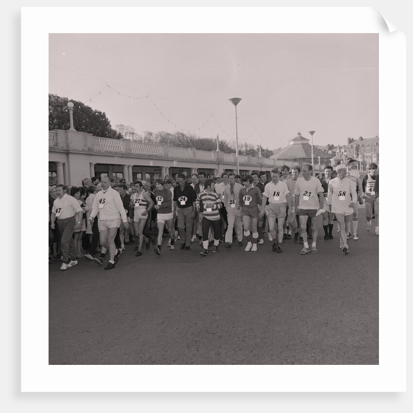 Start of the Men's Parish Walk by Manx Press Pictures