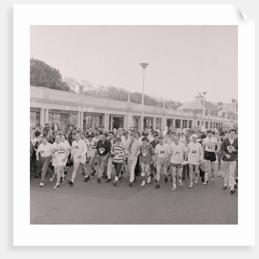 Start of the Men's Parish Walk by Manx Press Pictures