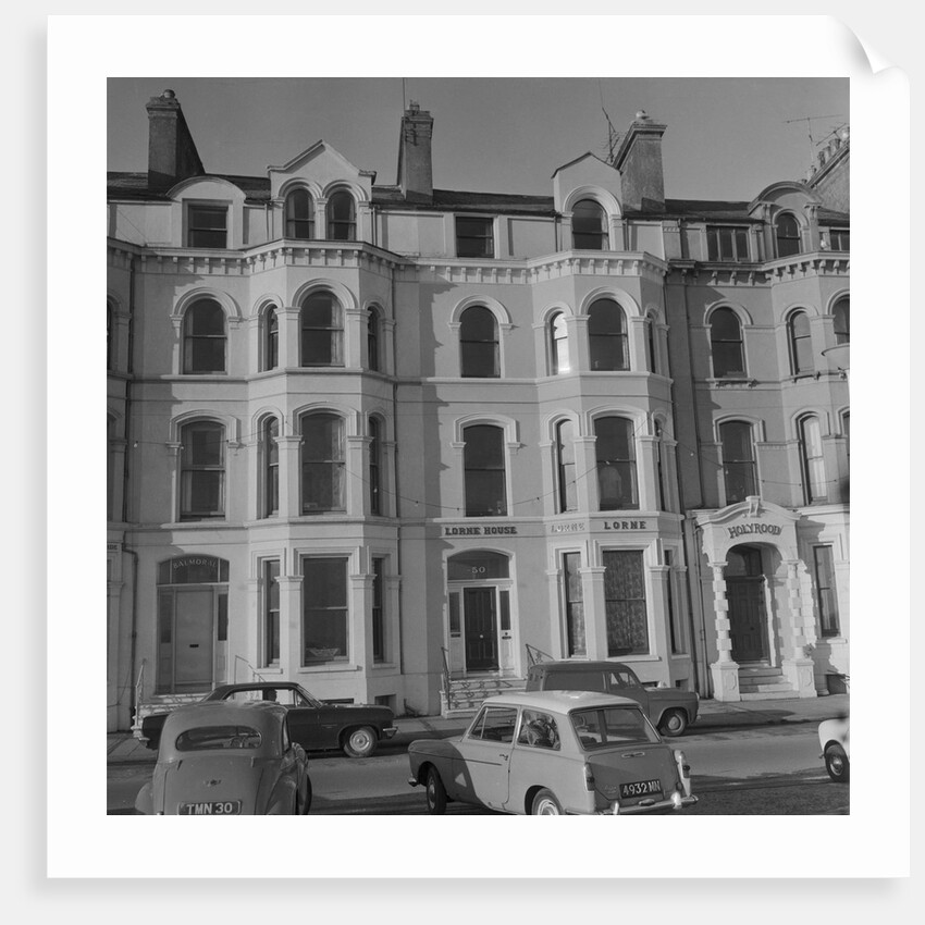 Boarding houses on Douglas Promenade by Manx Press Pictures