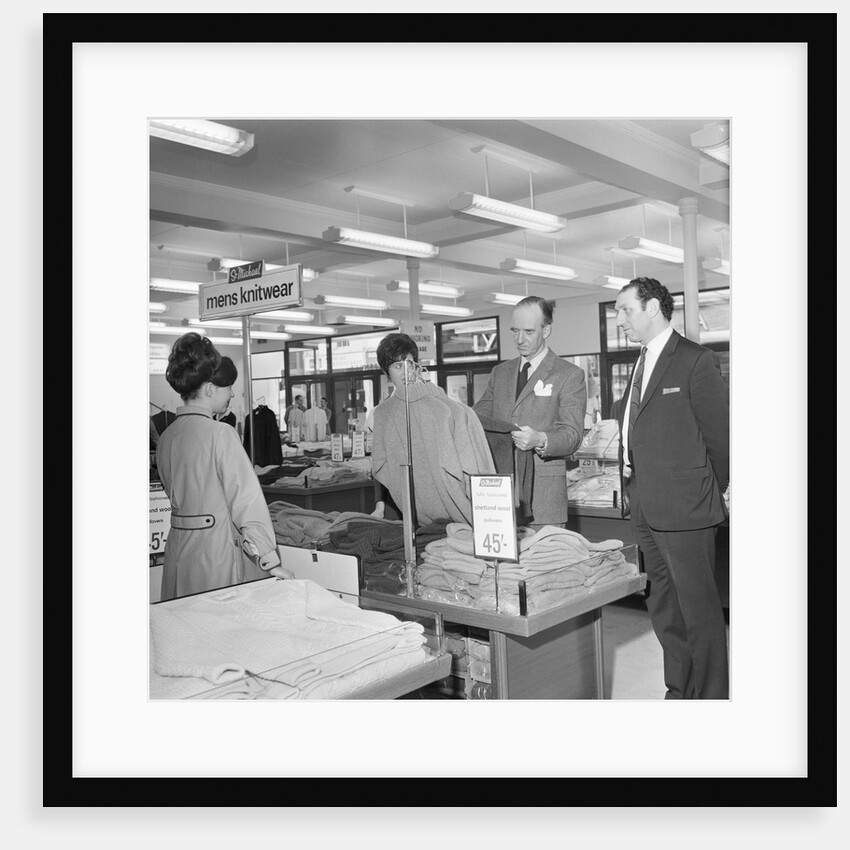 Lieutenant Governor Sir Peter Hyla Gawne Stallard visits Marks & Spencer, Douglas by Manx Press Pictures