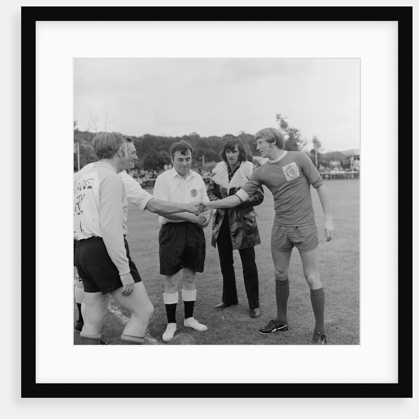 George Best at charity football match by Manx Press Pictures