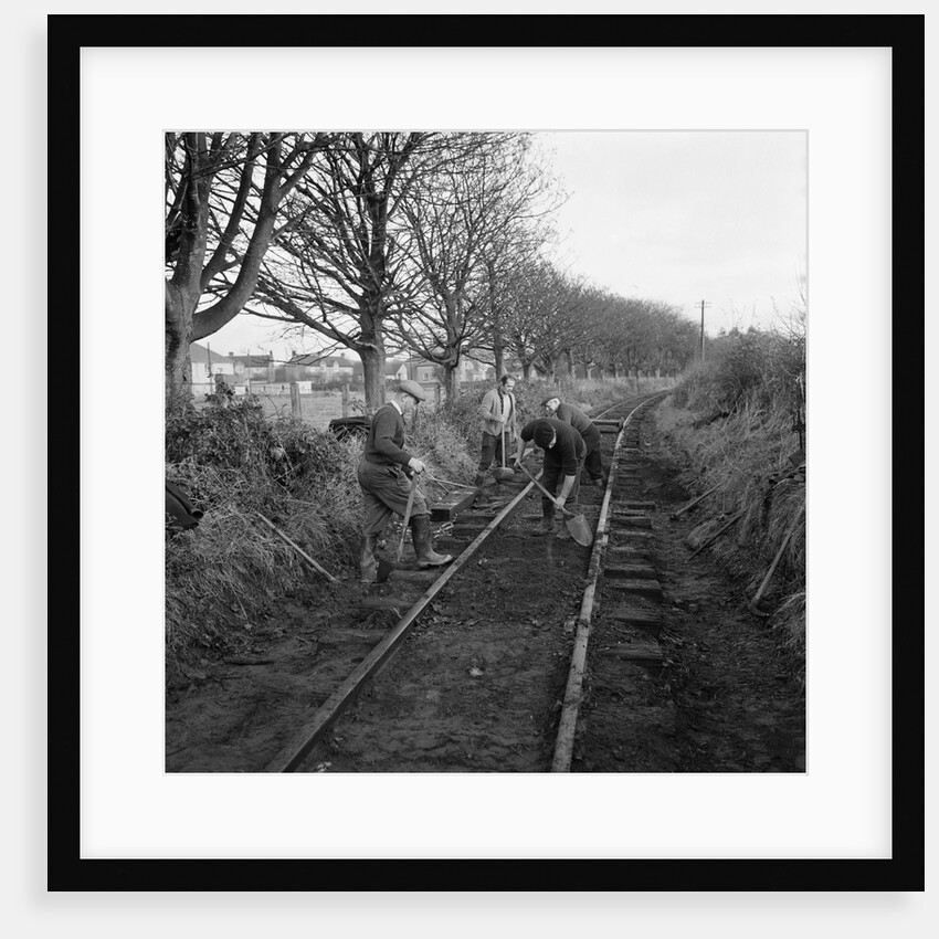 Railway line maintenance, Isle of Man by Manx Press Pictures
