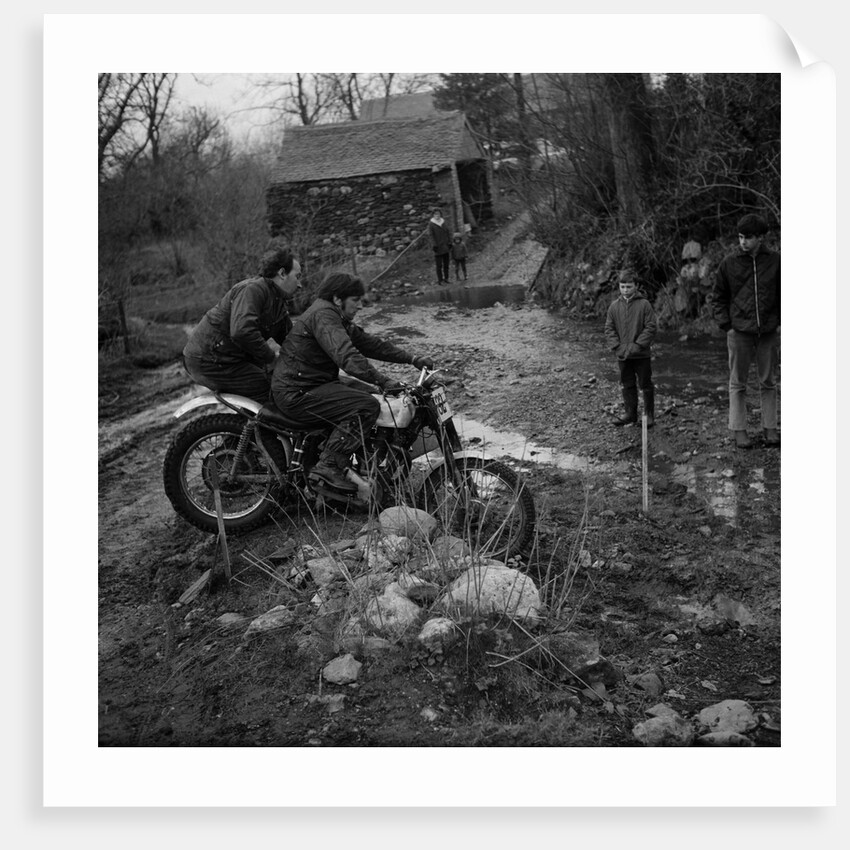 Motor Cycle Trial, Dalby by Manx Press Pictures