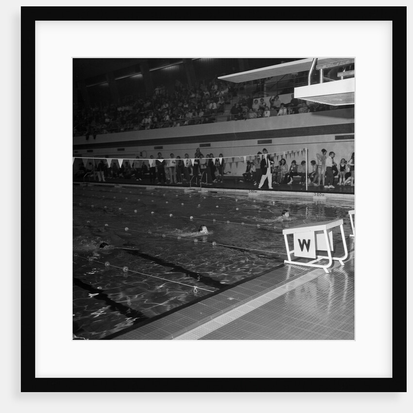Swimmers at Derby Castle, Douglas by Manx Press Pictures