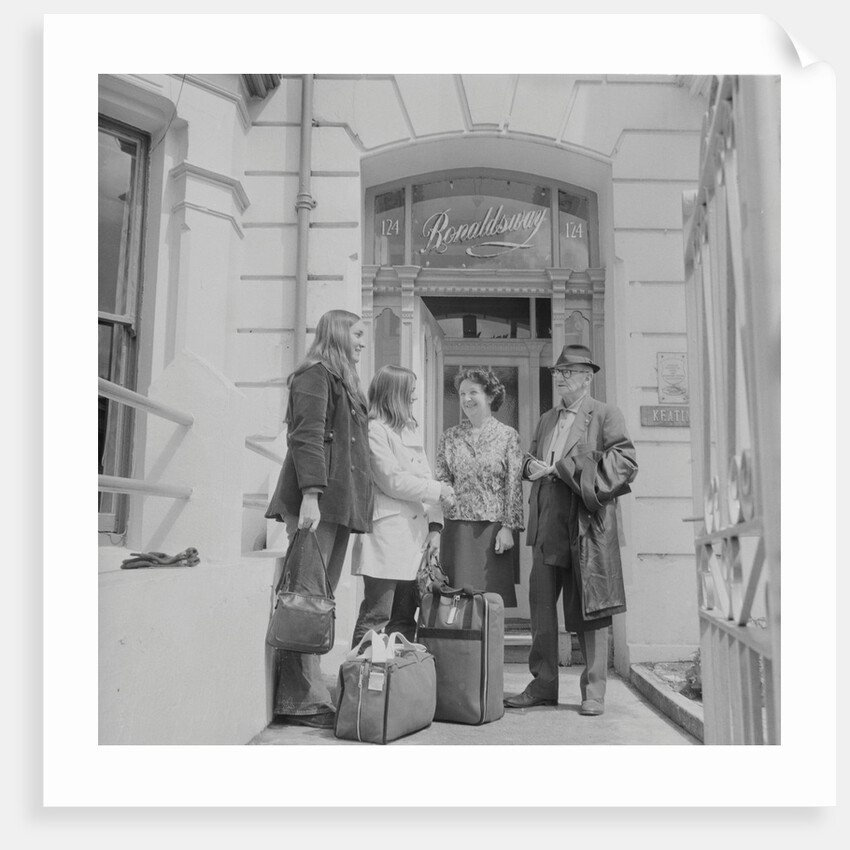 Americans at Ronaldsway hotel by Manx Press Pictures