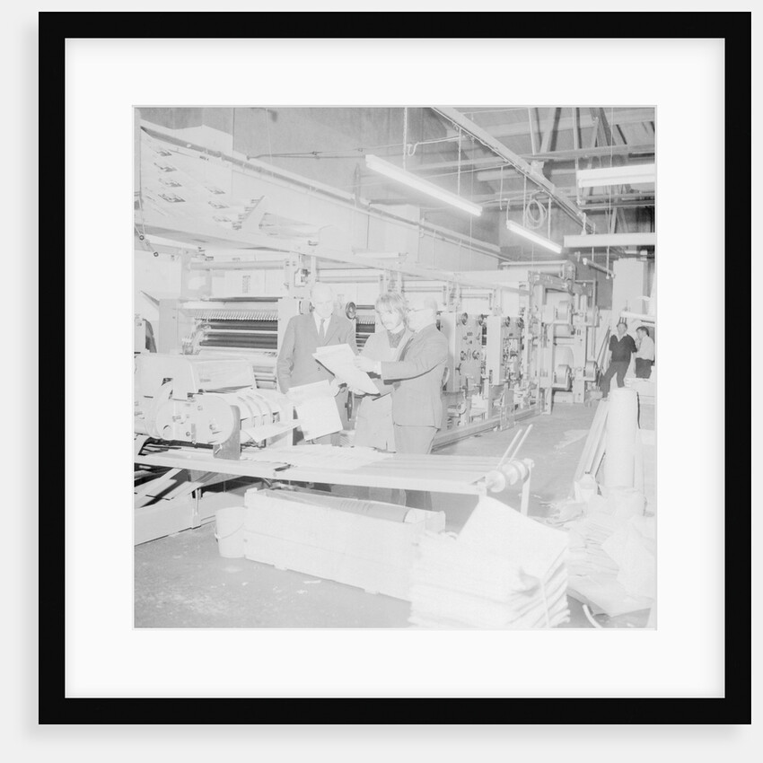 New printing press, Isle of Man Examiner by Manx Press Pictures