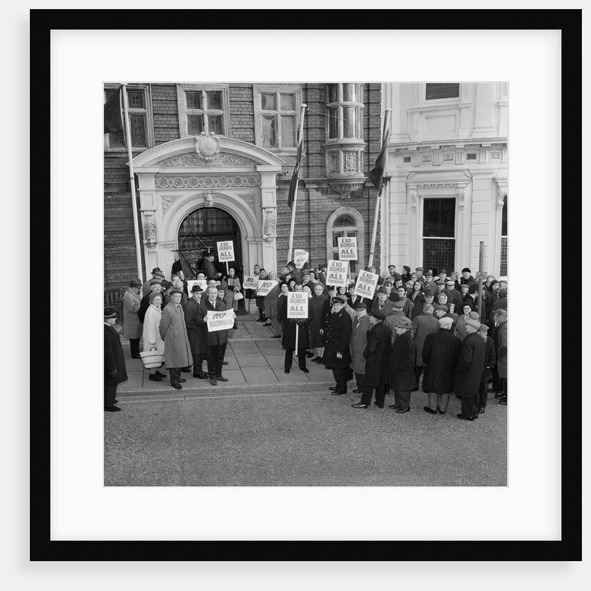 Pensioners demonstration, Tynwald, Douglas by Manx Press Pictures