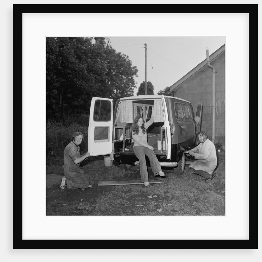 Homemade caravan by Manx Press Pictures