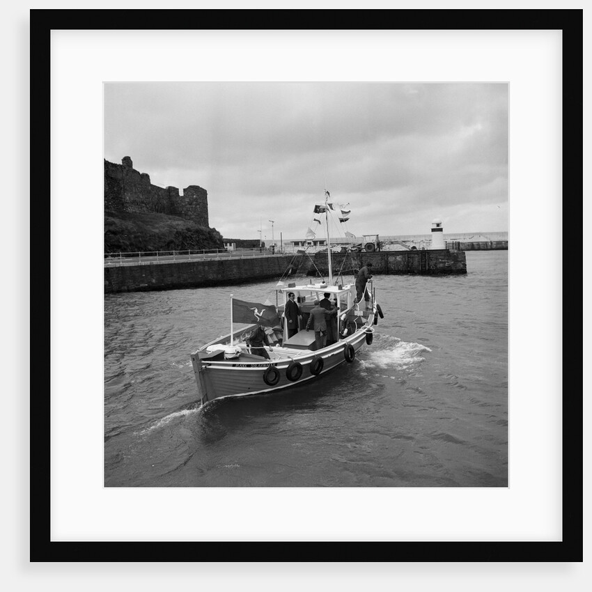 Launch of new fishing boat 'Manx Shearwater', Peel Harbour by Manx Press Pictures