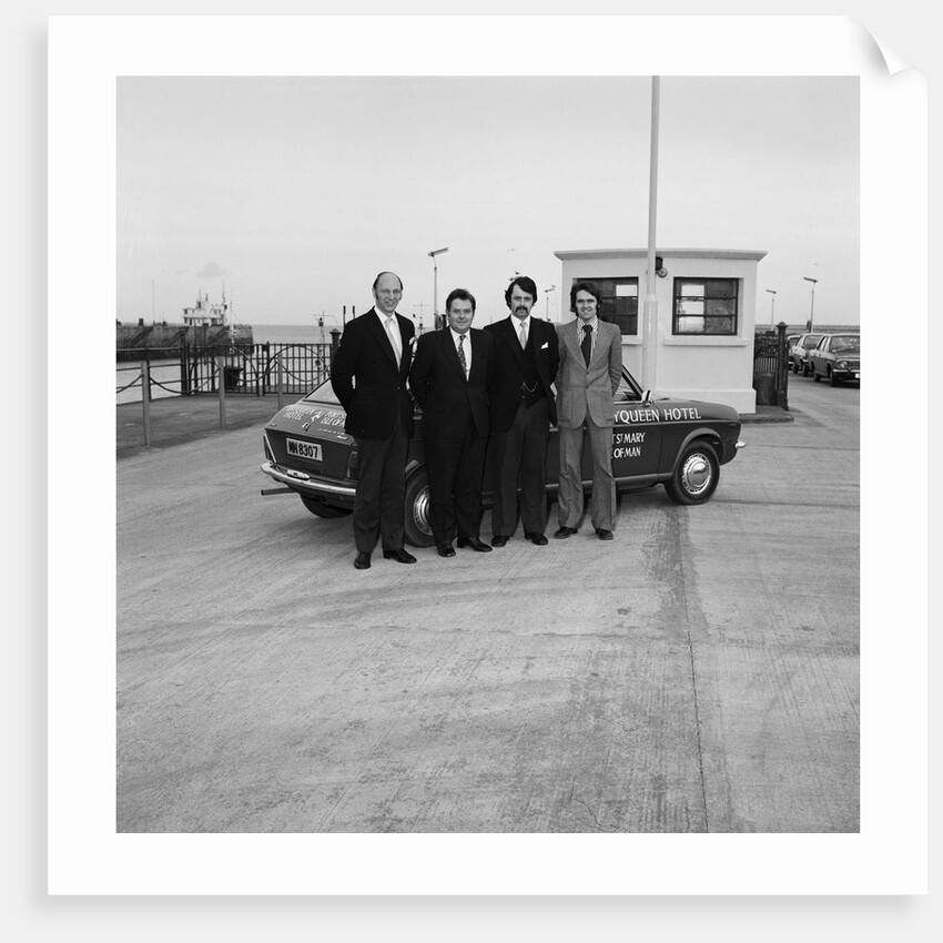 Tourist Board staff on Douglas Pier by Manx Press Pictures