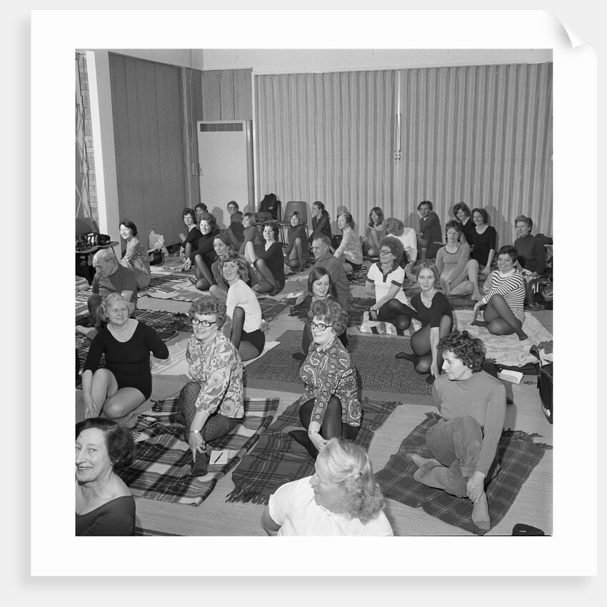 Yoga class, Isle of Man College of Further Education by Manx Press Pictures