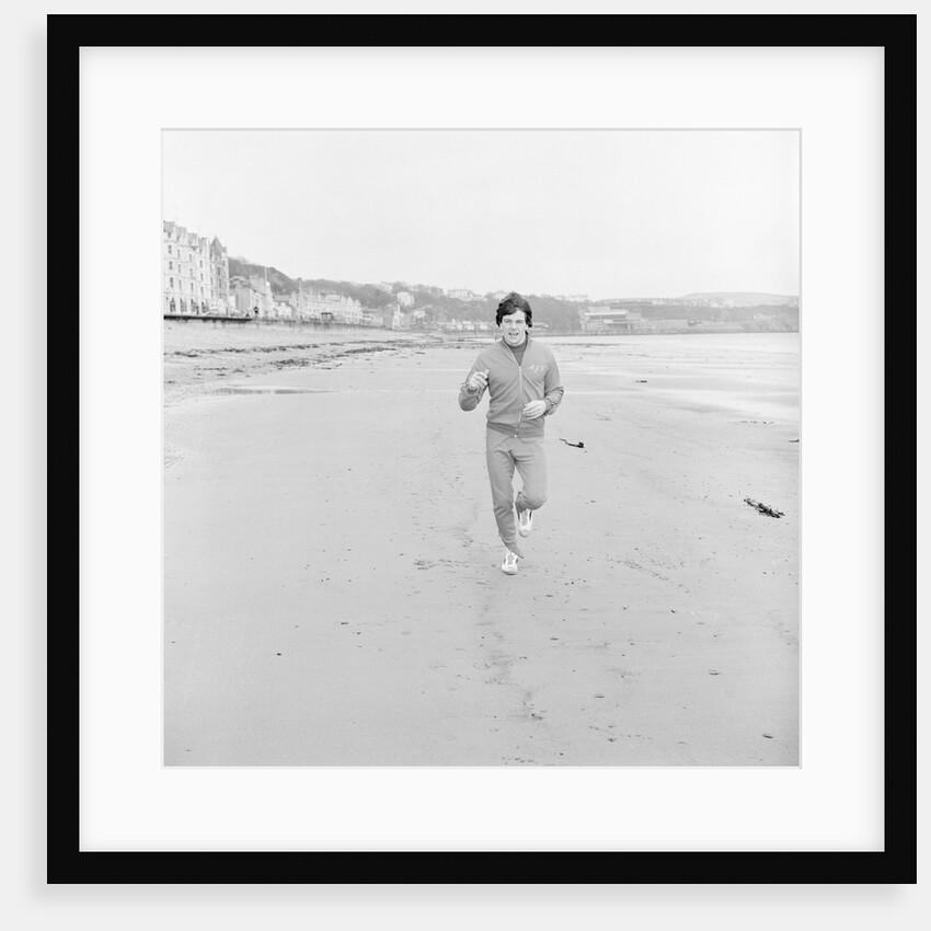 'Casino star' running along Douglas beach by Manx Press Pictures
