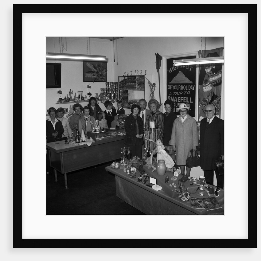 Opening of Manx craft shop by Manx Press Pictures