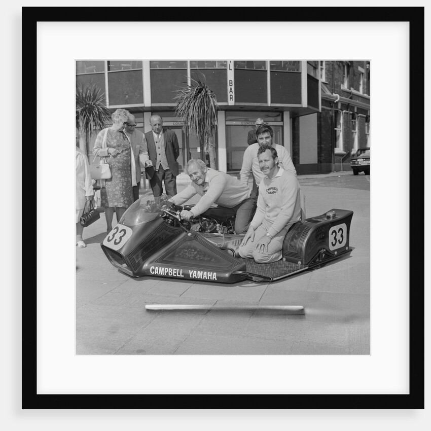 Australian TT sidecar riders by Manx Press Pictures