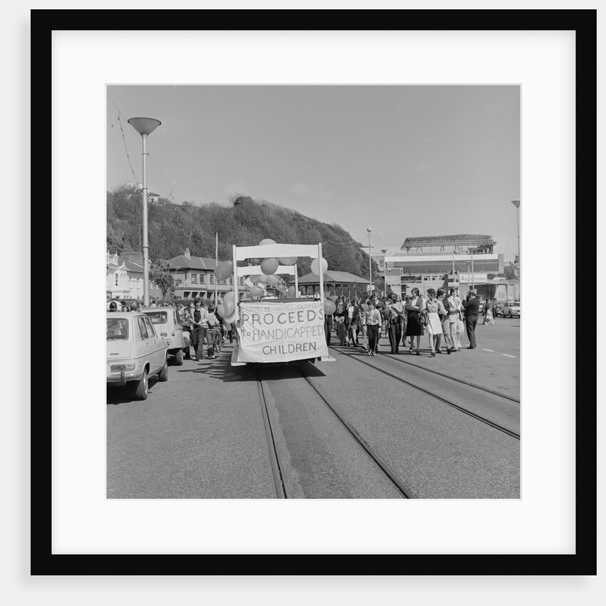 Sponsored tram push by Manx Press Pictures