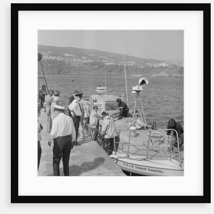 Lifeboat rescue at Port Erin by Manx Press Pictures