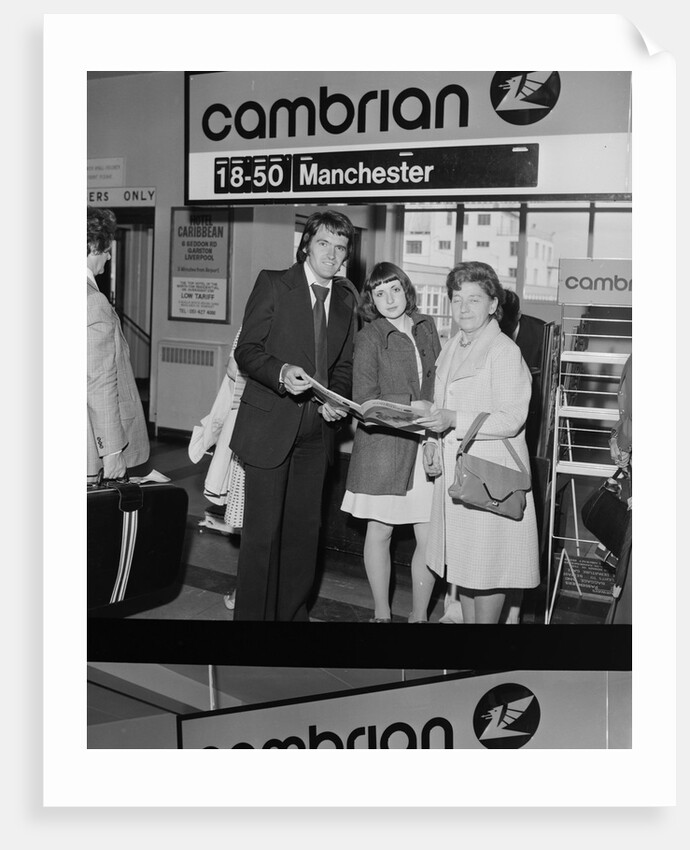 Holidaymakers arrive at Ronaldsway Airport by Manx Press Pictures