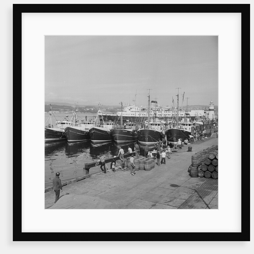 Fishing boats in Douglas Harbour by Manx Press Pictures