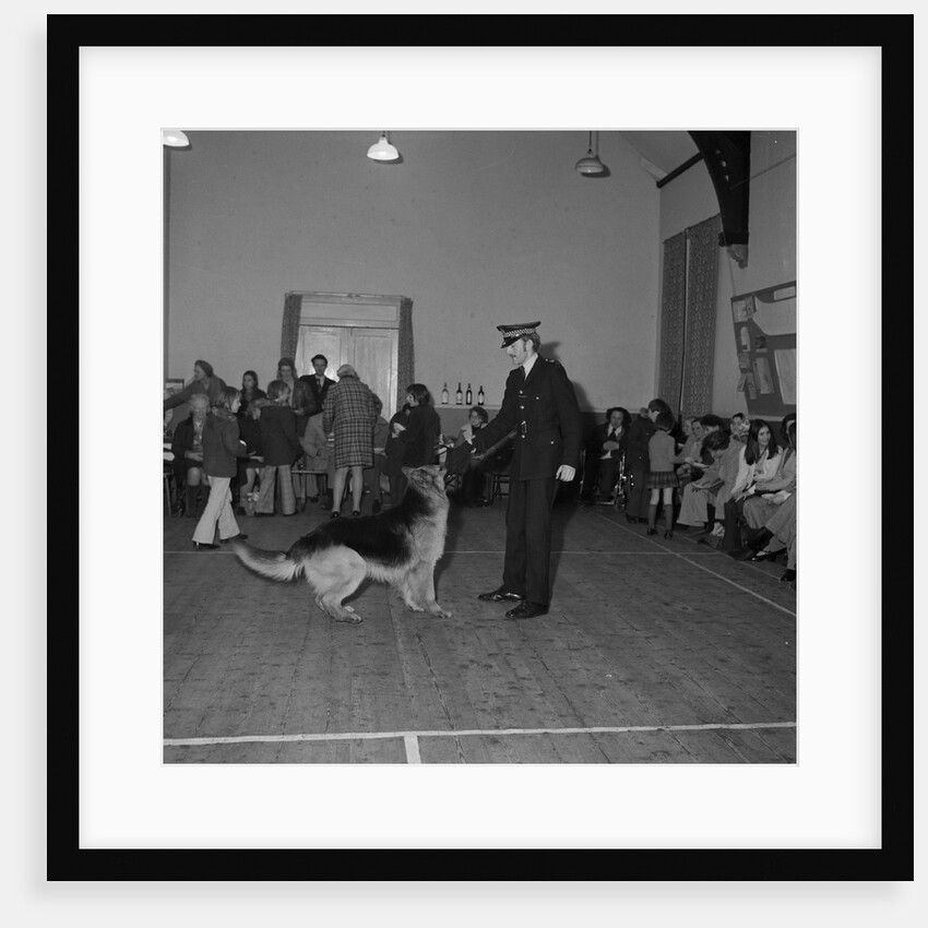 Ramsey dog handlers, St Olave's Hall, Isle of Man by Manx Press Pictures