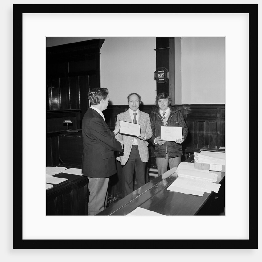 Bravery awards, Court House, Isle of Man by Manx Press Pictures