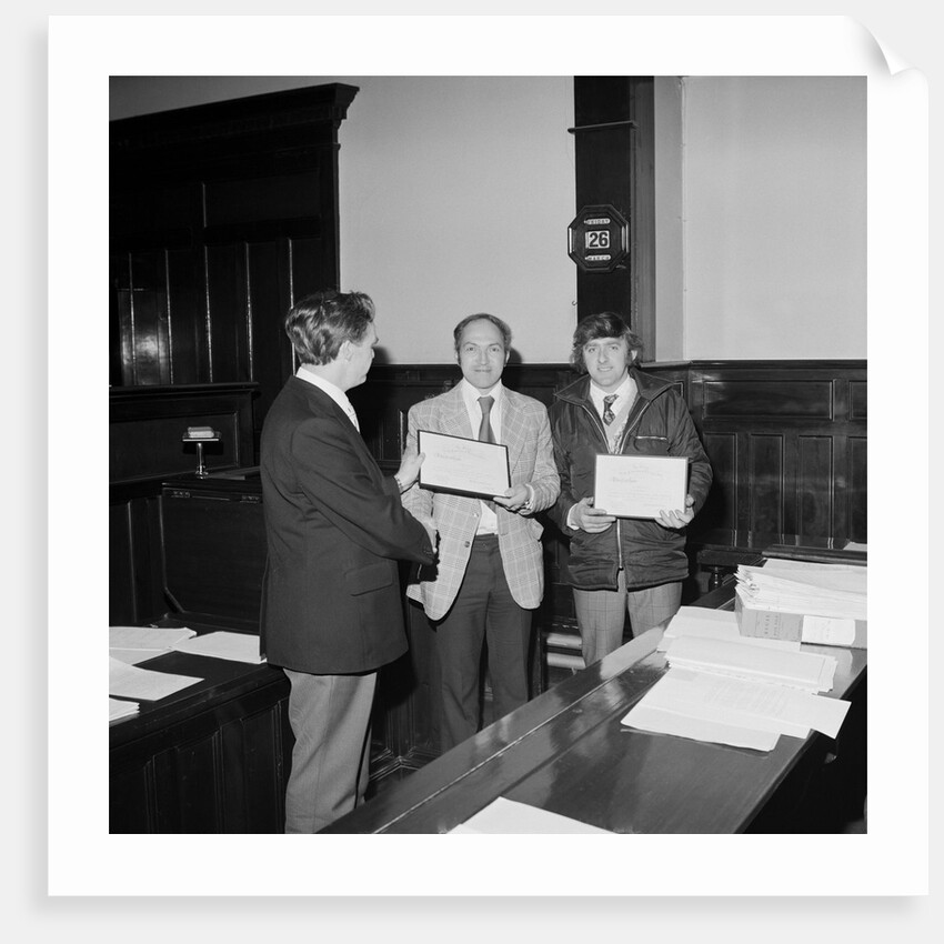 Bravery awards, Court House, Isle of Man by Manx Press Pictures