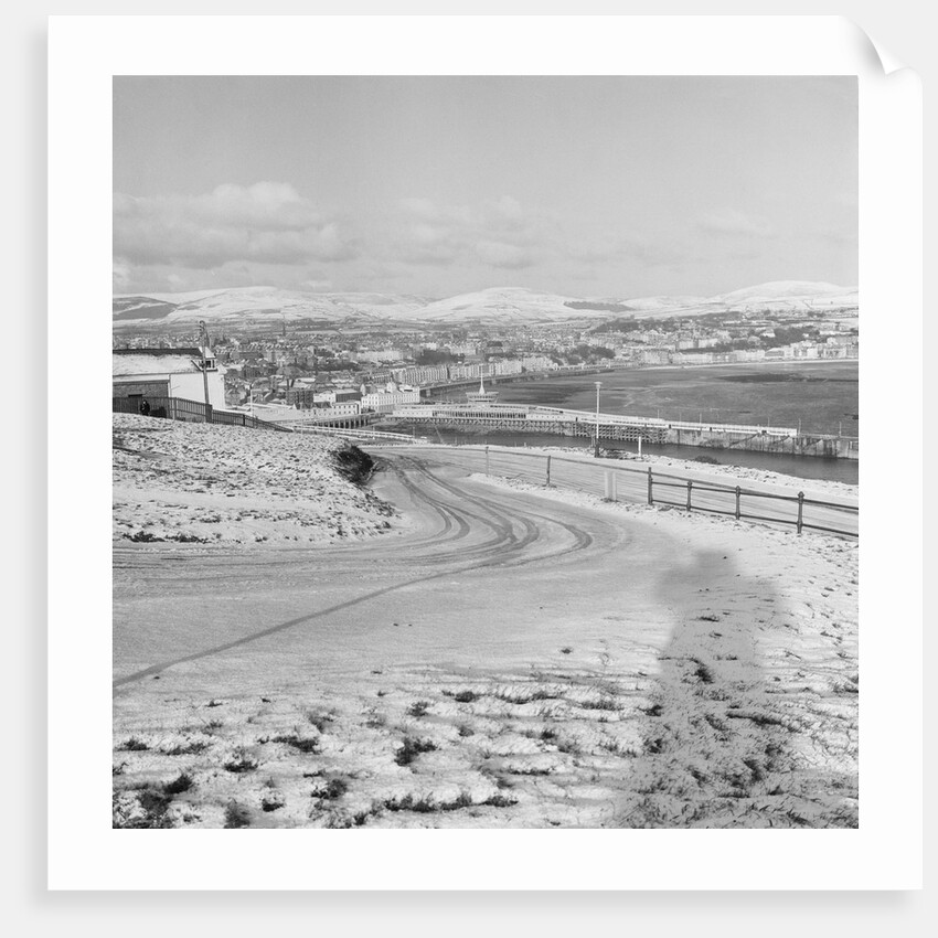 Snow, Douglas Head by Manx Press Pictures