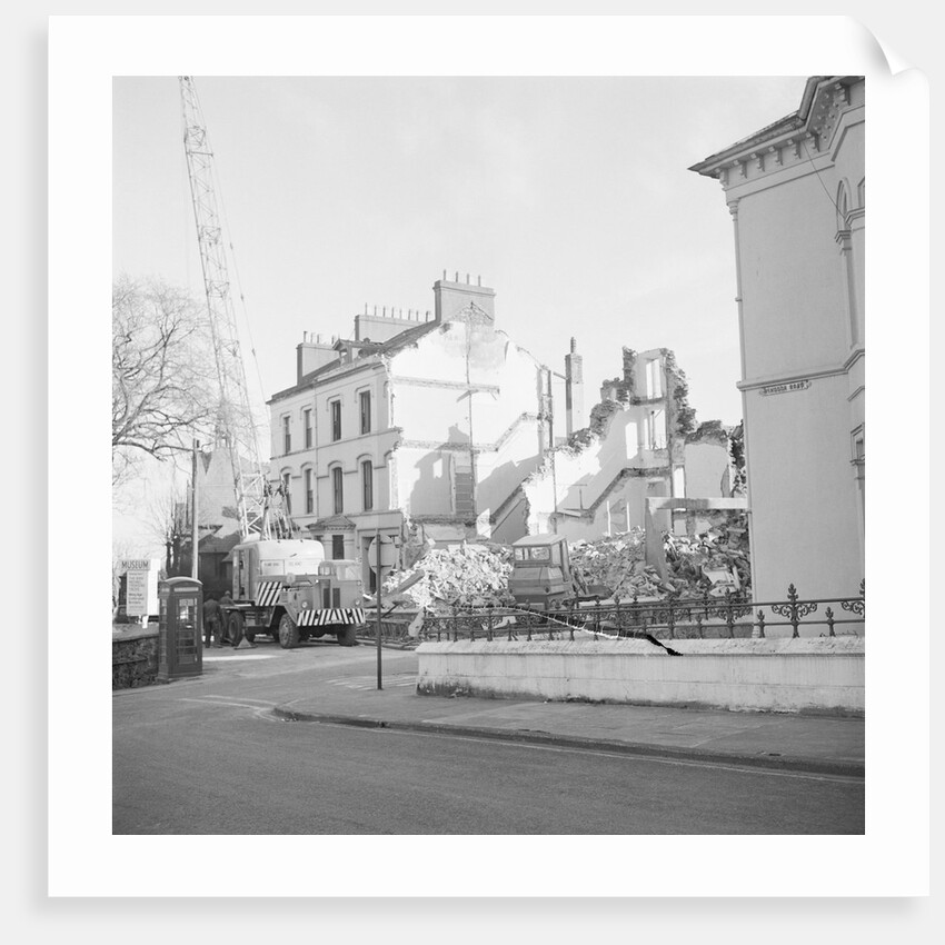 Demolition, Kingswood Grove, Douglas by Manx Press Pictures