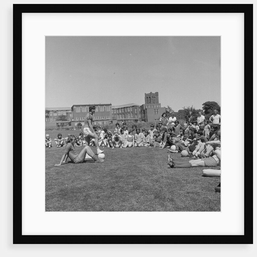 Liverpool football team players at school by Manx Press Pictures