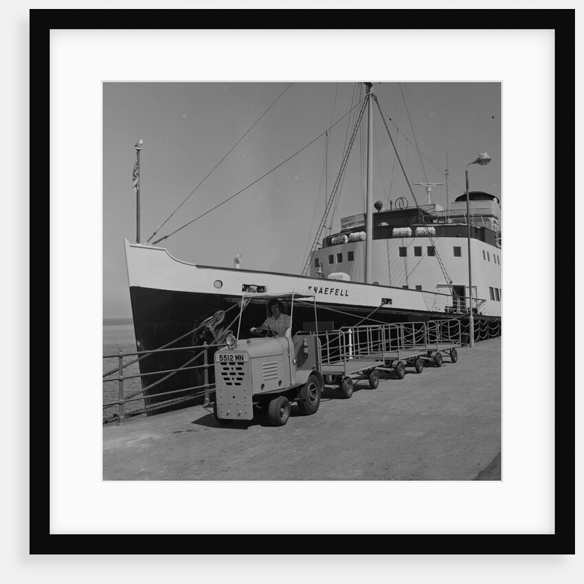 Luggage train, Victoria Pier by Manx Press Pictures