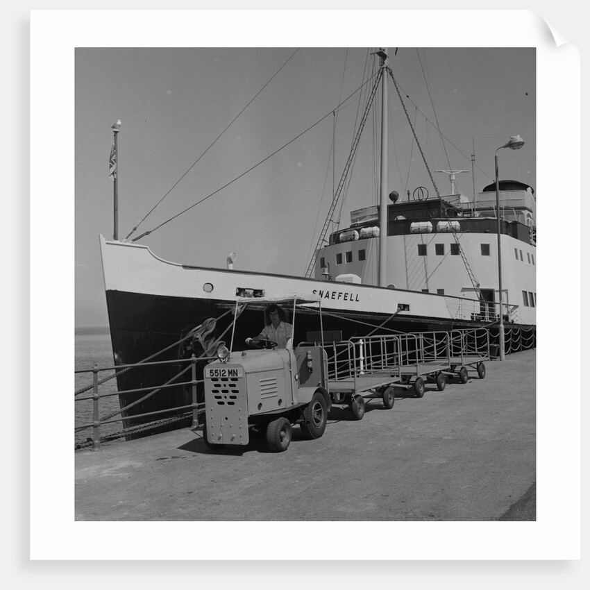 Luggage train, Victoria Pier by Manx Press Pictures