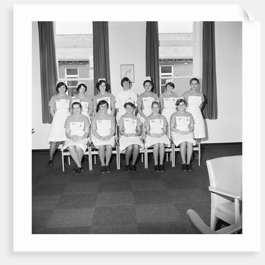 Student nurses, Noble's Hospital, Douglas by Manx Press Pictures