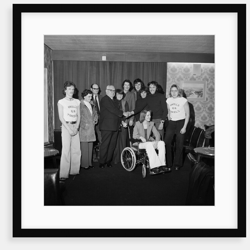 Wheelchair presentation, Quarterbridge, Douglas by Manx Press Pictures