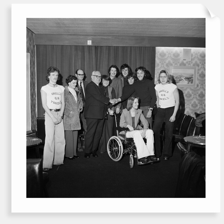 Wheelchair presentation, Quarterbridge, Douglas by Manx Press Pictures