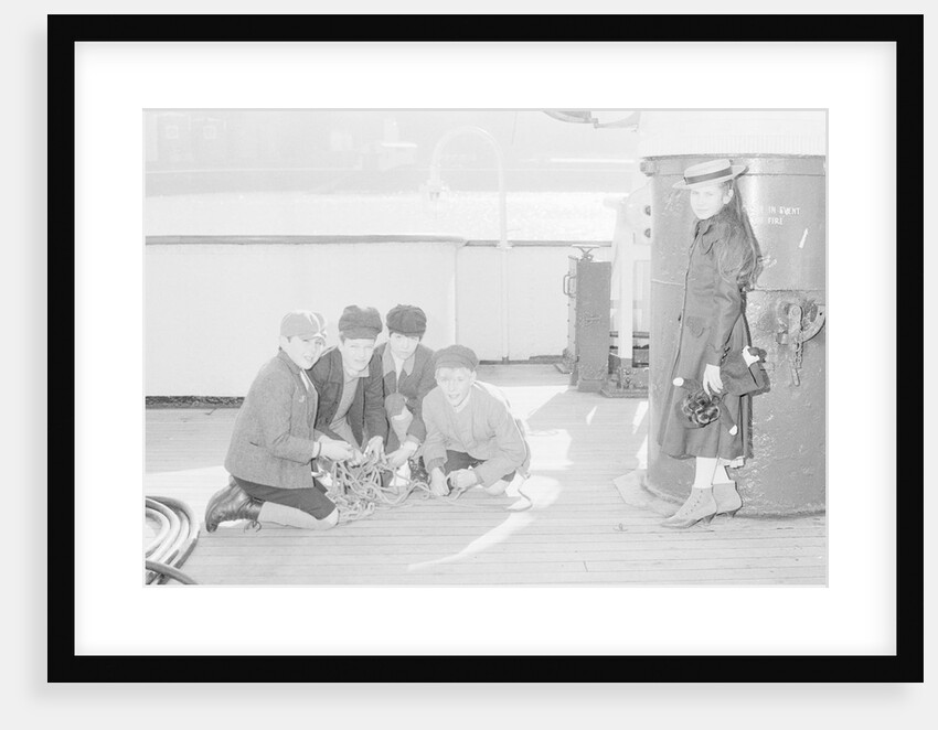 Filming 'Titanic' on the ship 'Manxman' by Manx Press Pictures