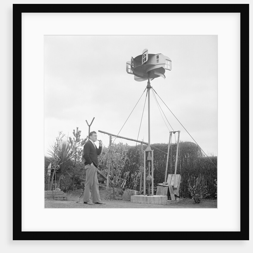 Man generating electricity, Peel by Manx Press Pictures