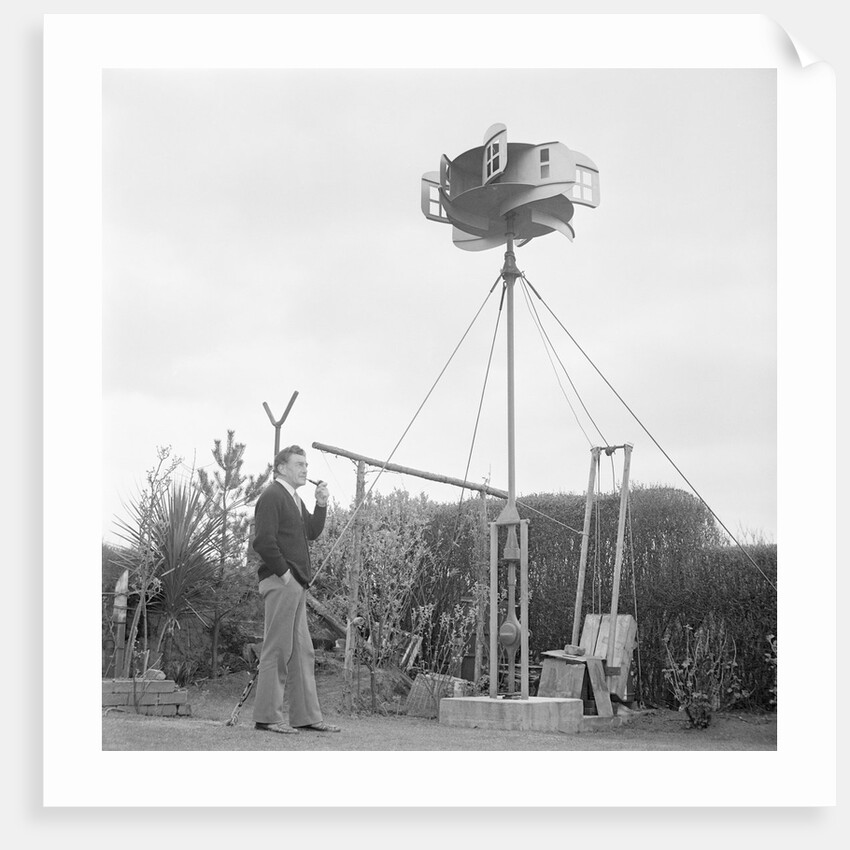 Man generating electricity, Peel by Manx Press Pictures