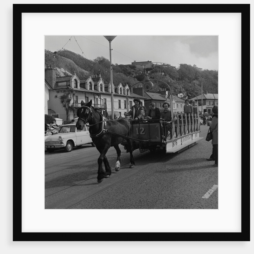 Horse tram parade, Douglas Promenade by Manx Press Pictures