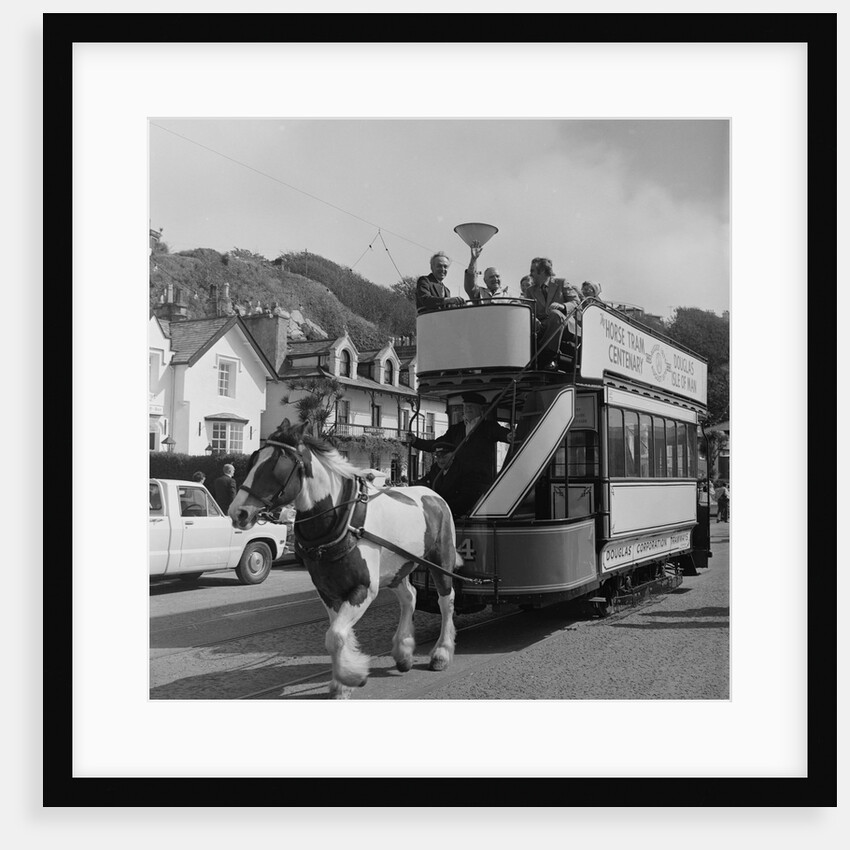 Horse tram parade, Douglas Promenade by Manx Press Pictures