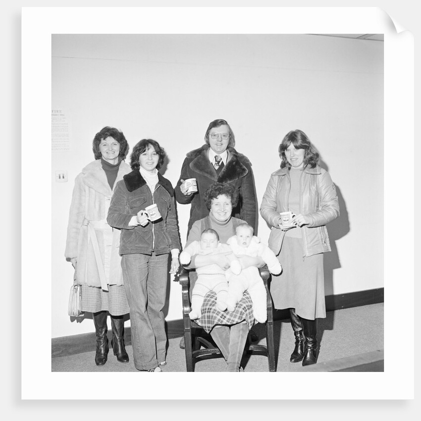 Isle of Man Millennium babies mug presentation by Manx Press Pictures