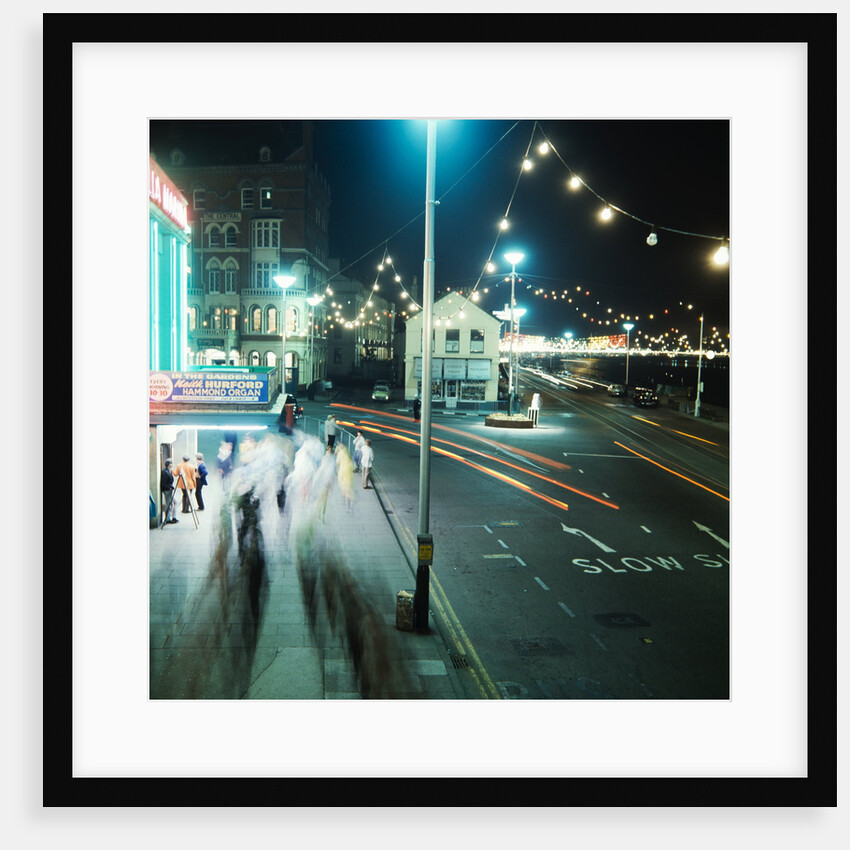 Douglas at night by Manx Press Pictures