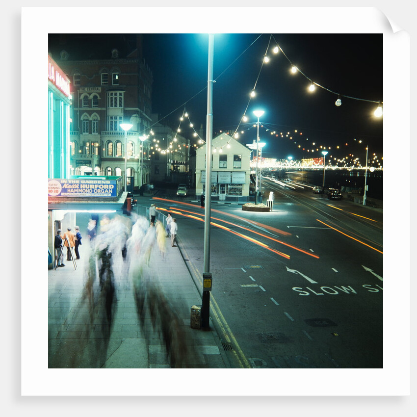 Douglas at night by Manx Press Pictures