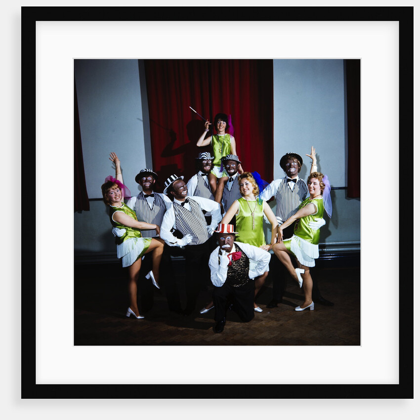 Marie Belle's black and white minstrels by Manx Press Pictures