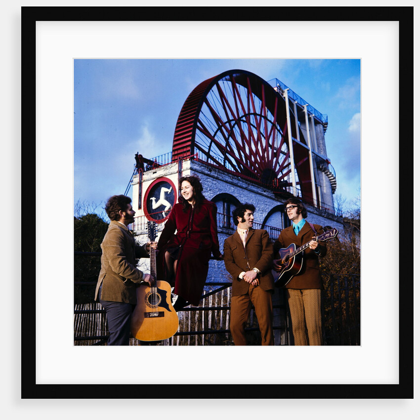 Mannin Folk at Laxey Wheel by Manx Press Pictures