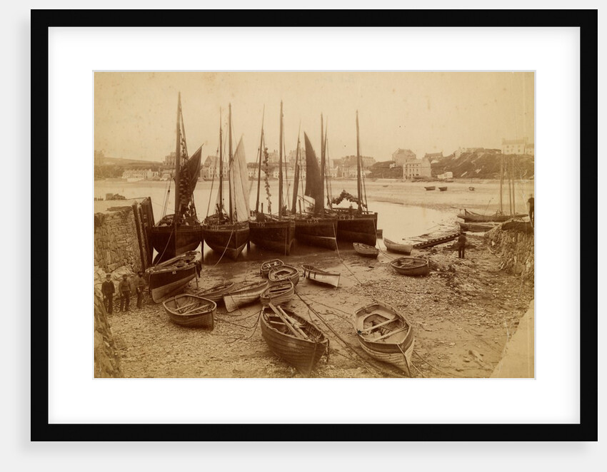 Fishing boats in Port Erin Bay by unknown
